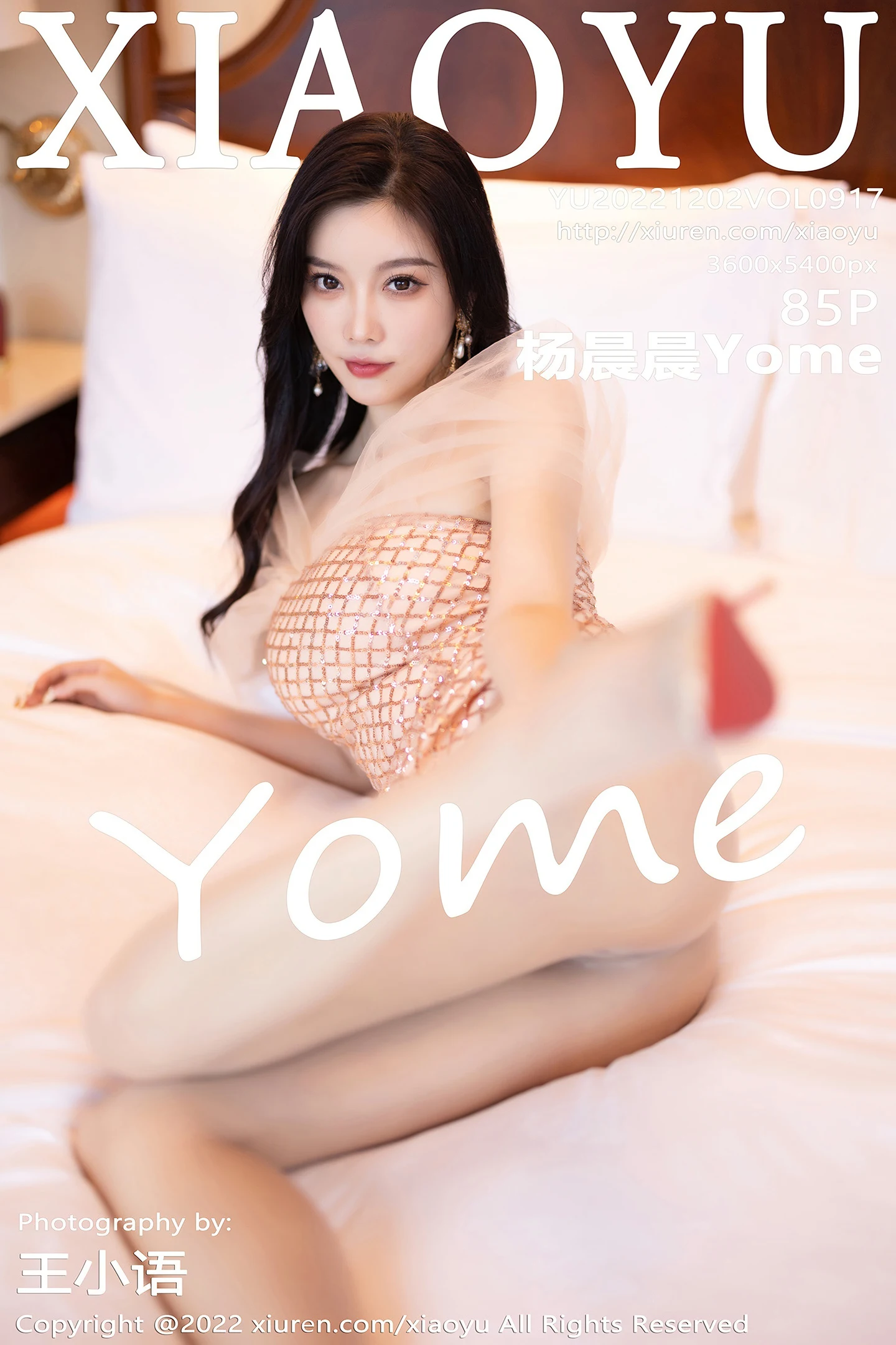 [XiaoYu画语界]Vol.917_女神杨晨晨Yome脱连衣裙露镶砖情趣内衣配无内肉丝诱惑写真85P-秀人网 - XiuRen.Pro